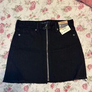 Aeropostale black jean skirt